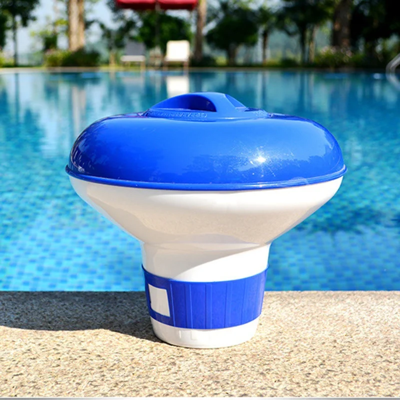 Горячая Полезная диспенсер для бассейна большой синий плавающий бассейн дозатор хлора аксессуары для бассейна