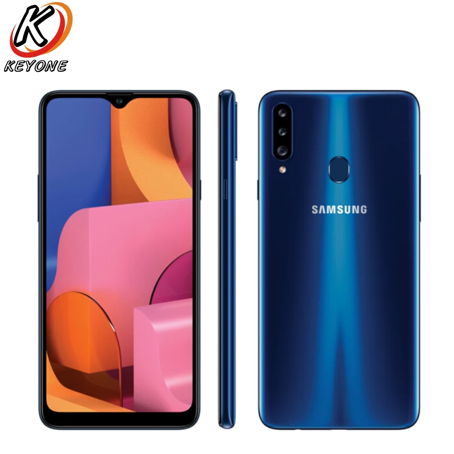 Мобильный телефон Samsung Galaxy A20s A2070 4 Гб ОЗУ 64 ПЗУ Восьмиядерный процессор 6 5 дюйма