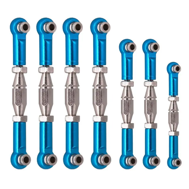 

WLtoys 1:14 144001 RC Car Pull Rod Adjustable Steering Servo Link Swing Arm Rear Upgrade Spare Parts