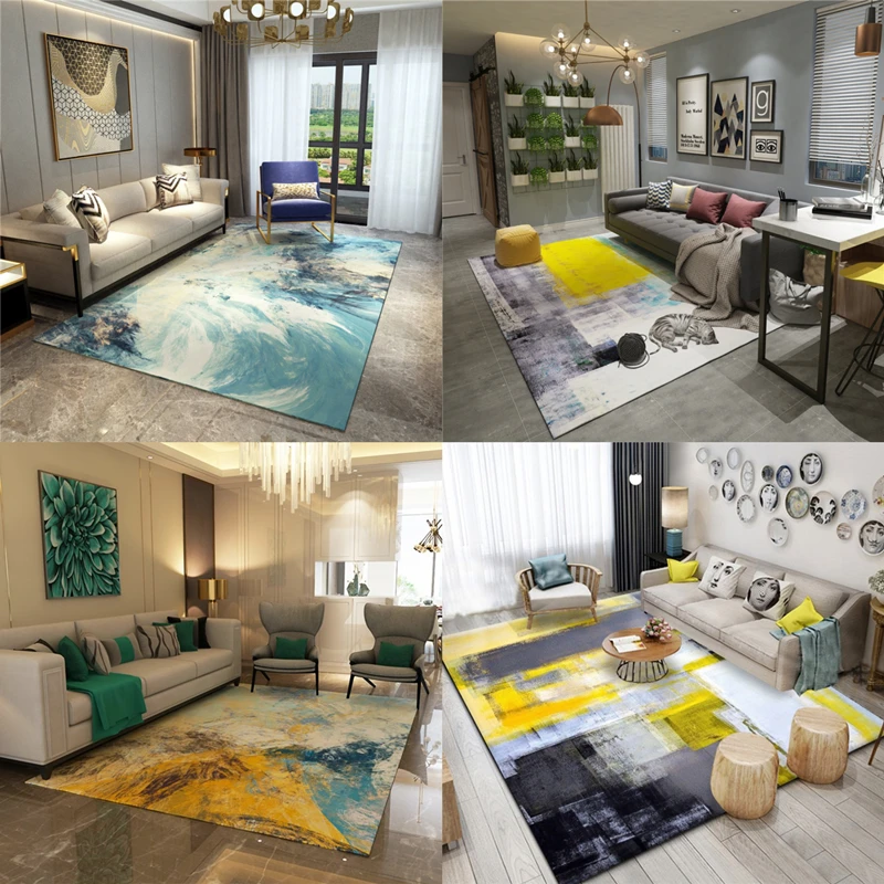 Ins диван скандинавский ковер для гостиной ковер чайный бит простой современный спальня полный номер прикроватный