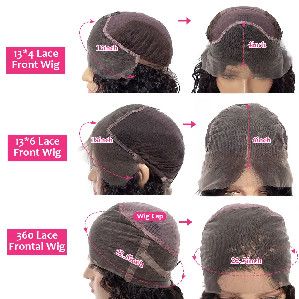 Кудрявый вьющиеся Синтетические волосы на кружеве человеческие волосы парики предварительно вырезанные 13X6 глубокое разделение для черный Для женщин перуанские накладные волосы Remy парик шнурка с детскими волосами 150