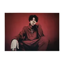 [A1261] одежда с изображением реппера Ву и Фаня 07 Ретро плакат из крафт-бумаги экран для помещений кафе декоративная живопись