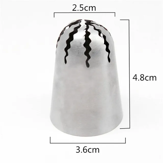 4Db/Beállított Nagy Sütemény Krém Fúvókák Jeges Csövek Tészta Szerszámok Rozsdamentes Acél Cupcake Orosz Tippek Bakeware - Image 4