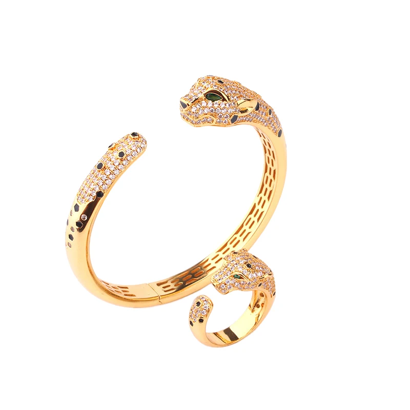 

Роскошный модный классический бриллиантовый браслет с открытым кольцом, в Европе, Дубае, лучший подарок для ювелирных изделий B1269