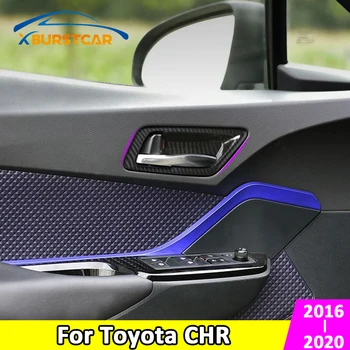 

Xburstcar for Toyota C-HR CHR 2016 - 2020 Car Styling Accessories Inner Door Bowl Handle Cover Interior Trim Decorative Sticker