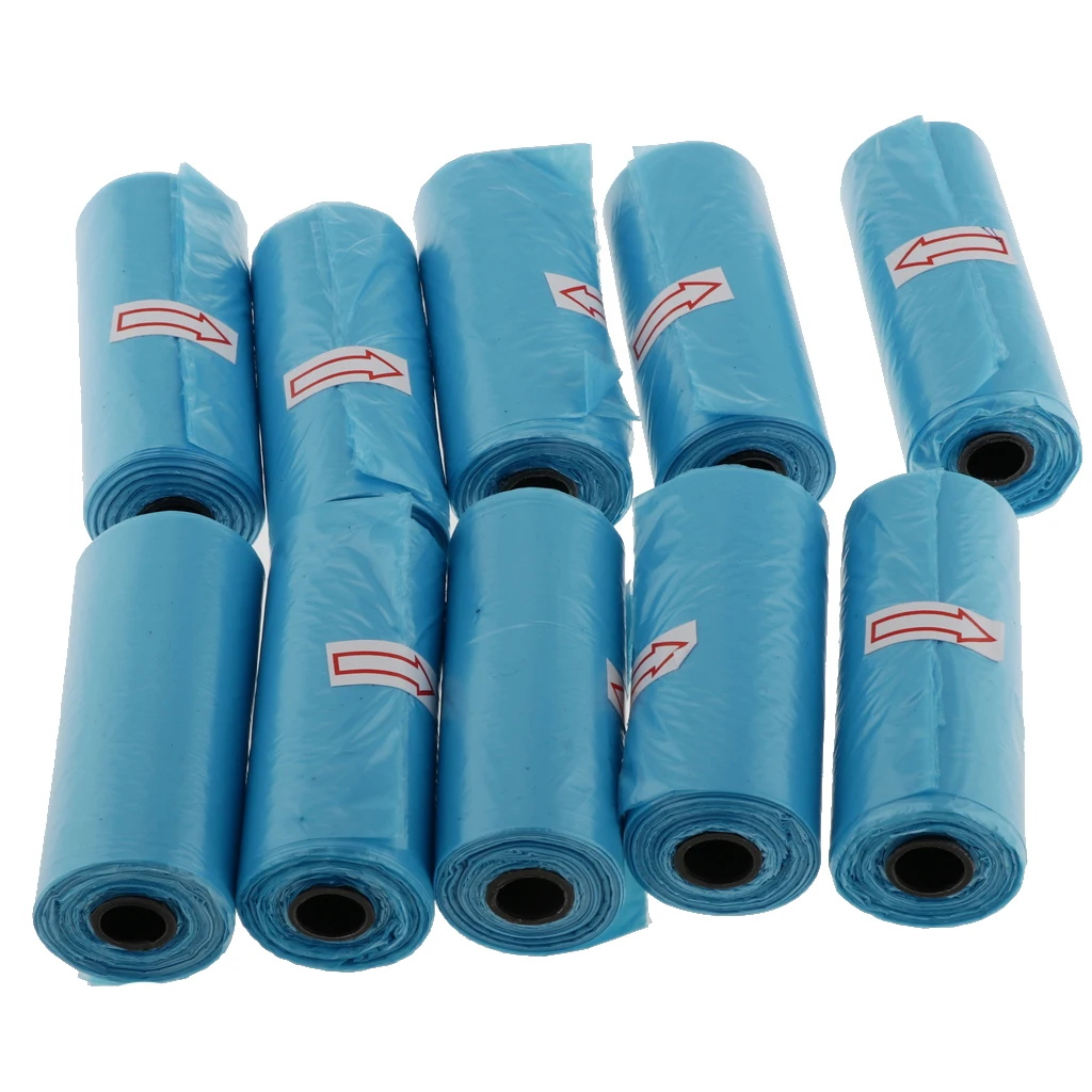10 Roll/Set Baby Disposable Leak-proof Diaper Nappy Bag Refill Rolls Eco-Friendly Waste Storage Bag for Kids Pet Accessories diaper pail refills