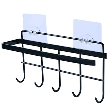 

Paper Towel Holder for Kitchen,2 in 1 Adhesive Hooks Wall Hooks Hangers Heavy Duty Waterproof Sticky Hanger Hook