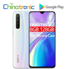 Мобильный телефон realme X2 X 2 8GB 128GB 4G FDD LTE 6," FHD+ Snapdragon 730G Octa Core 64MP VOOC 30W быстрое зарядное устройство NFC