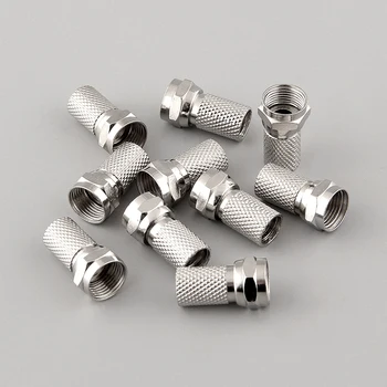 

Cable TV Crimping Tool Wire Stripper Plug Pcs Connector F Heads Connectors Crimper Coaxial 10 Terminal Cable