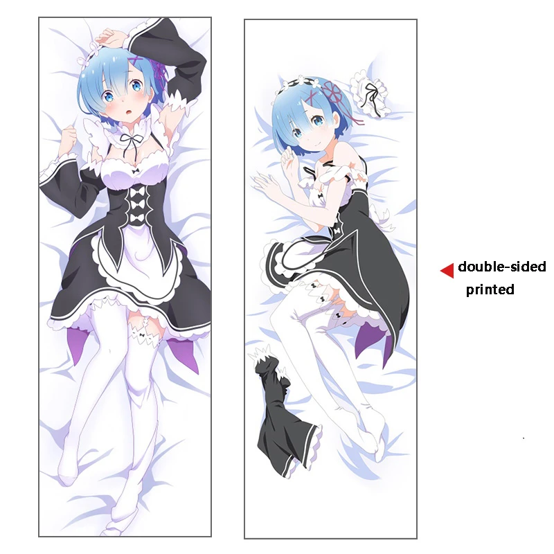 D (1pcs Pillow case) 1 шт. аниме Re: Zero Hajimeru Isekai Seikatsu мультфильм Rem Ram обнимающий чехол для тела чехол для подушки домашний декор Подарки для женщин - Цвет: D (1pcs Pillow case)