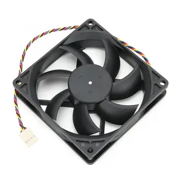 

Heat Sink Fan 12V 9CM 0.27A Dual Ball 4-Pin PWM Temperature Control CPU Cooler for Chassis fan cooling