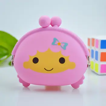 

New Fashion Lovely Kawaii Candy Color Cartoon Animal Women Girls Wallet Multicolor Jelly Silicone Coin Bag Purse Kid Gift #EDS
