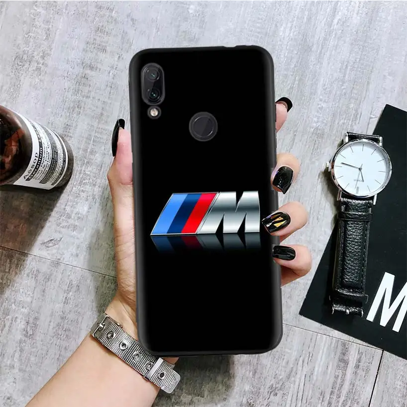 Черный чехол для спортивной машины M3 для Xiao mi Red mi Note 8 7 7S 7A 6 S2 GO K20 Pro 6A mi 6X 5X A1 CC 9 8 чехол для телефона - Цвет: BA346-1