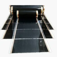 Film électrothermique en cristal de carbone graphène 400W/M2, chauffage au sol, chauffage mural sûr, économie d'énergie, température constante 2