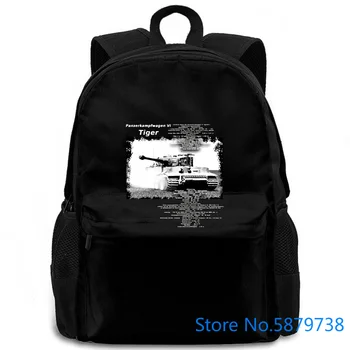 

Panzerkampfwagen VI Tiger Panzer Technische Daten Legende Bild for Middle Aged women men backpack laptop travel school