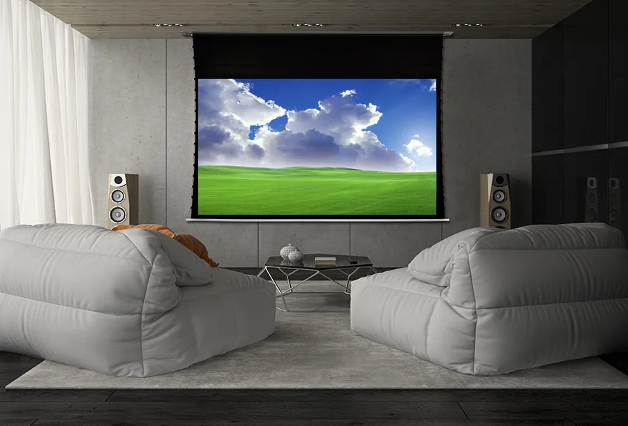 Builtin ceiling projector screen ALR/CLR ambient light rejecting