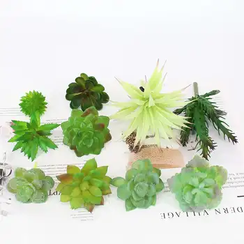 

Decoration Simulation Decor Plant Micro Landscape Plastic Flower Arrangement Fashion 10pcs/set New Potted Plant Beautiful