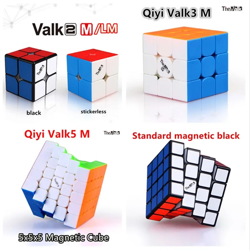 

Qiyi 2x2 3x3 4x4 5x5 Magnetic Cube Magic puzzle Valk2 Valk3 qiyi X-Man Valk4 2x2x2 3x3x3 4x4x4 5x5x5 Magico Speed Magnetic Cubo