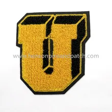 Пользовательские шенилл буквы U патчи, башня куртка патч