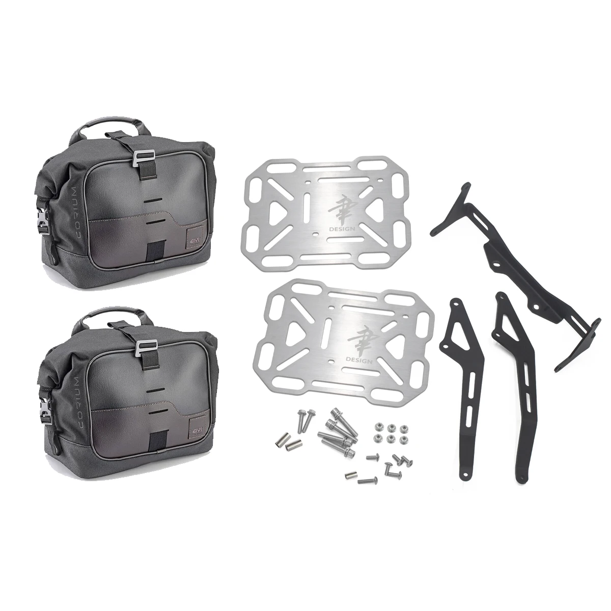 Motorcycle-Bracket-Side-Bag-Luggage-Rack-Protection-Rear-Frame-Auto ...