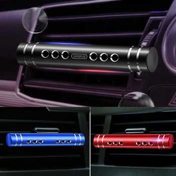 

Car Perfume Air Freshener Outlet Alloy Clip Aromatherapy Solid Clamp Auto Accessories Creative Metal Car Aromatherapy Sticks