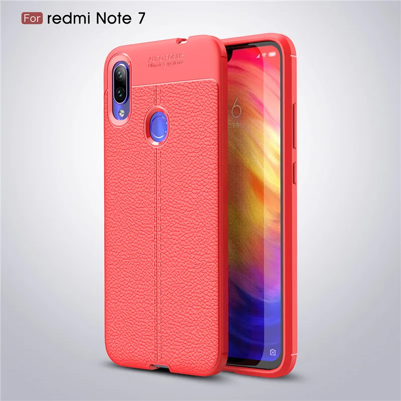 Красный Thouport противоударный чехол s для Xiaomi Redmi Note 8 Pro 7A 8A Redmi Note 8T силиконовый чехол s Оболочка Чехол для Redmi Note 7 Pro - Цвет: Красный