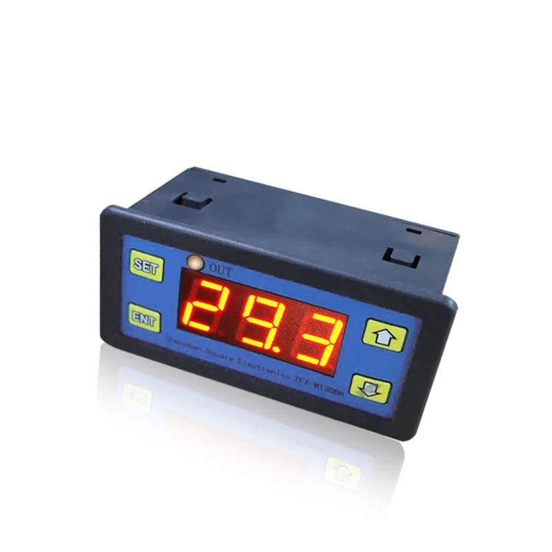 

W1308H LED Microcomputer Digital Display Temperature Controller Thermostat Intelligent Time Controller Adjustable Electronic Tem