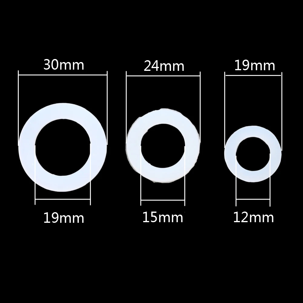 Sealing Gasket 1/2" 3/4" 1" Silicone Water Connectors