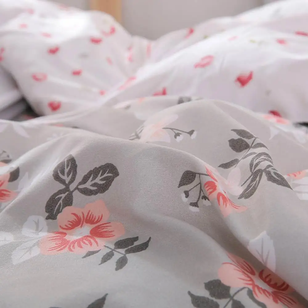 

Svetanya cheap Bedlinen Print Bedding Set Single Double Full Queen Size (Duver Cover +flat Sheet+Pillowcase)