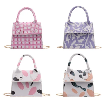 

Popular Simple Female Daily Bag Casual PU Leather Sling Handbag Purse Women Elegant Chain Shoulder Crossbody Bag