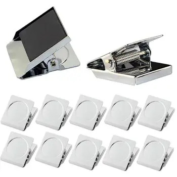 

netic Clips,12 PCS Square Refrigerator netic Hook Clips, Fridge nets Refrigerator net Office nets Photo nets w