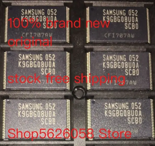 1 шт./лот K9GBG08U0A K9GBG08UOA K9GBG08UOA-SCBO K9GBG08U0A-SCB0 тсоп TSOP48 100% новый бренд в наличии |