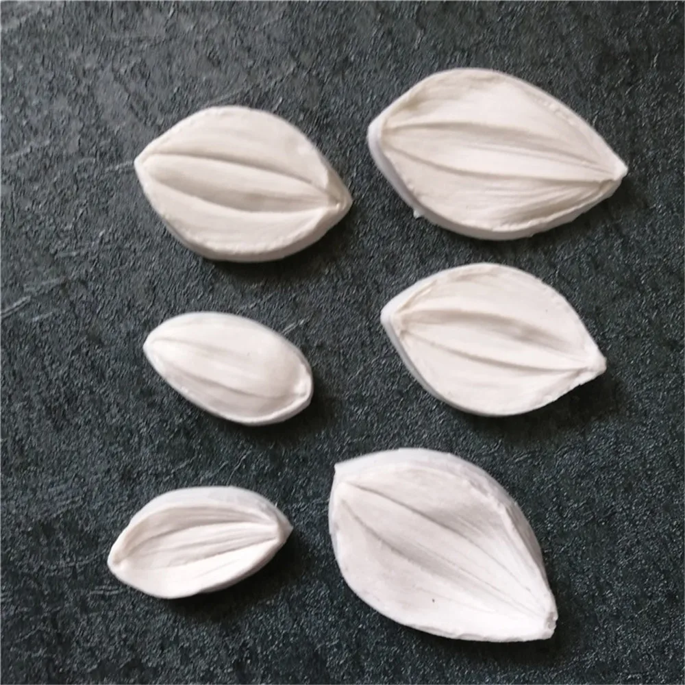 

Silicone Polymer Molds Dahlia Chrysanthemum Patel Vein Patterns Designer DIY Simulated Flower Fondant Cake Moldes Silicona Mold