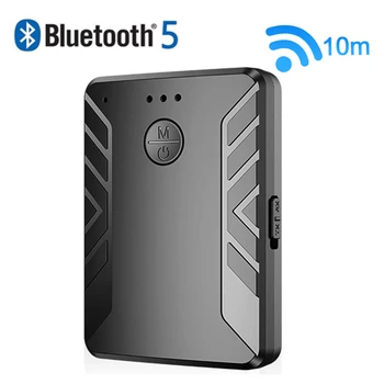 

Bluetooth 5.0 Receiver Transmitter Wireless Audio Adapter 3.5mm 3.5 Jack AUX Hands-free with Mic for TV PC Headphones Speaker