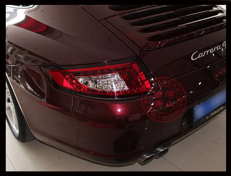 Автомобильный Стайлинг задний фонарь 2005-2009 для Porsche 997 светодиодный фонарь Altis светодиодные задние фары светодиодный DRL+ тормоз+ Парк+ сигнальная стоп-лампа