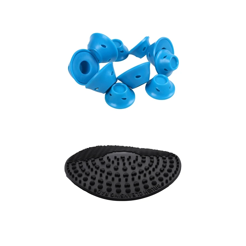 10 шт Мягкие резиновые Магия Волос бигуди для ухода силиконовые щипцы завивки