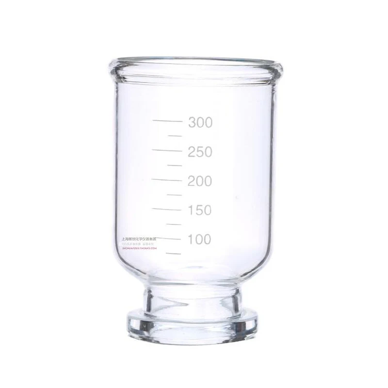 

300ml Lab Vacuum Filtration Cup Beaker For 500ml Vacuum Filtration Apparatus Membrane Filter Sand-Core Filter Equipment