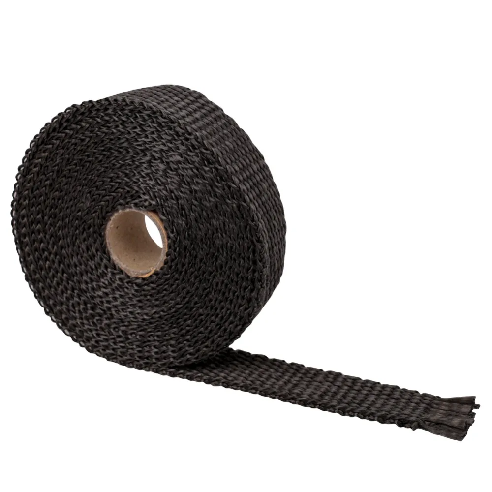 5M Roll Fiberglass Heat Shield Moto Exhaust Header Pipe Heat Wrap Tape Thermal Protection Manifold Header Insulation Cloth Roll
