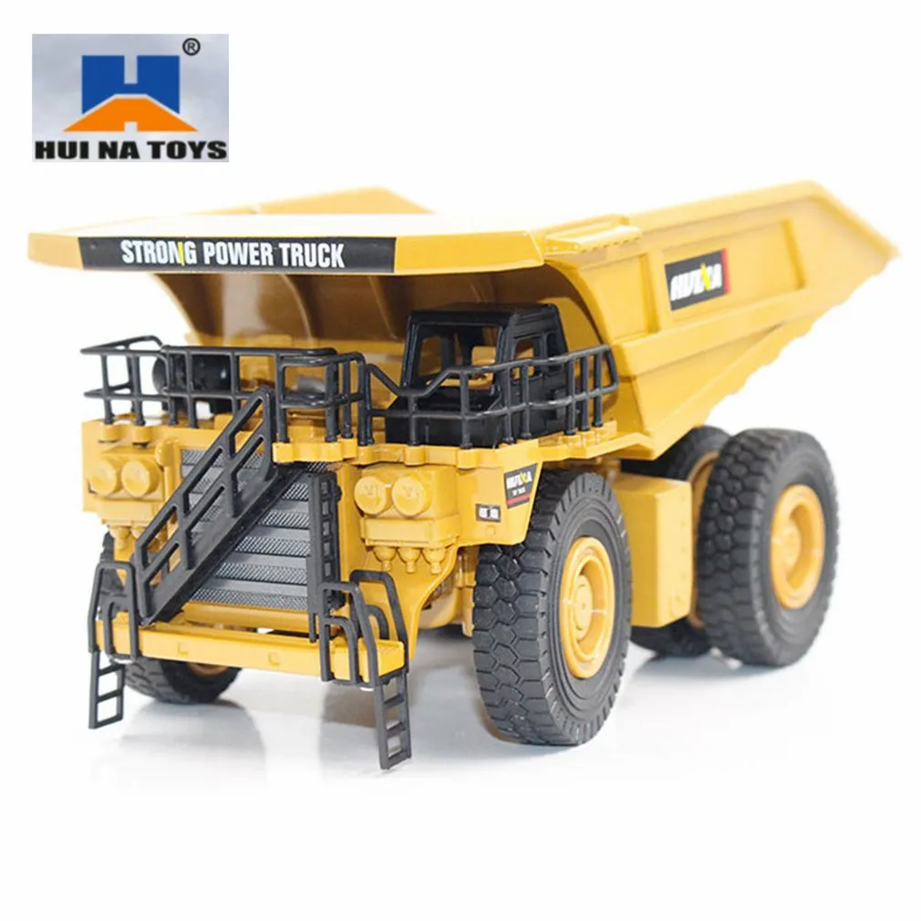 

2019 HUINA TOYS NO.1912 1/40 Alloy Mining Dump Trucks Car Die-Cast Metal Engineering Construction Vehicle Model kids Toys