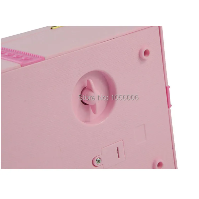 Dream Girl Music Box Childrens Musical Jewellery Box Rectangle Pink Ballerina Alice in Wonderland