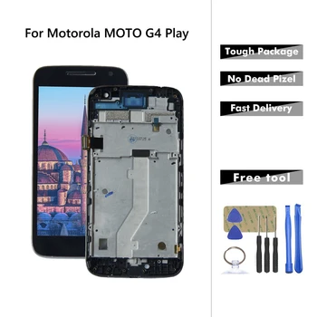 

For Motorola MOTO G4 Play LCD Display Touch Screen Digitizer Assembly With Frame For Moto XT1601 XT1602 XT1603 XT1604 LCD Screen