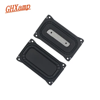 

GHXAMP 88mm*48mm Passive radiator Speaker Bass vibration Diaphragm Portable Subwoofer Accessories DIY Rectangle 2pcs