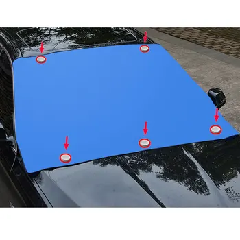 

Automobile Magnetic Sunshade Cover Car Windshield Snow Sun Shade Waterproof Protection Cover Car Windshield Cover
