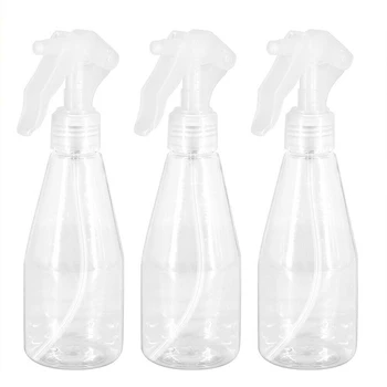 

3pcs 200ml Empty Mist Spray Bottles Transparent Makeup Moisture Atomizer Pot Fine Mist Sprayer Bottles For Hair Salon Plants