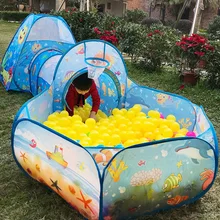 Детская палатка, набор из трех предметов, морской мяч, домик, палатка, игровой домик, палатка