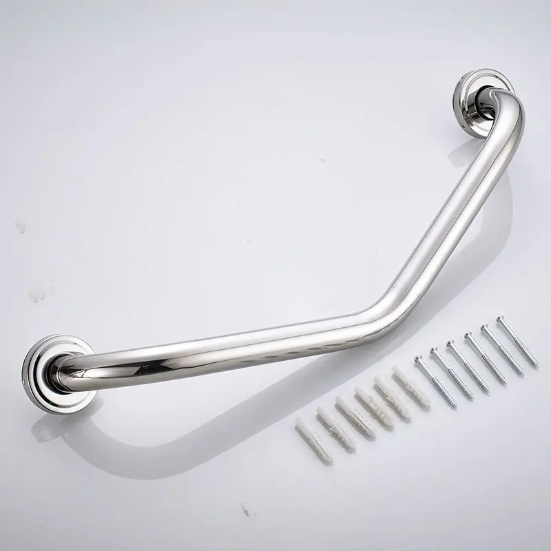Shower Grab Bar Handle Grip Bar Stainless Steel Bathroom Bathtub Toilet Handrail Arm Safe-Grip Elderly Helping