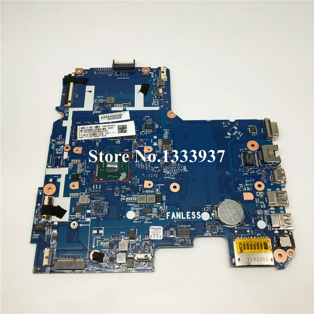

FOR HP Pavilion 14 14-AC159NR 14-AC 240-g4 240 G4 Laptop Motherboard N3050 SR29H 6050A2730201-MB-A01 814050-001 Mainboard
