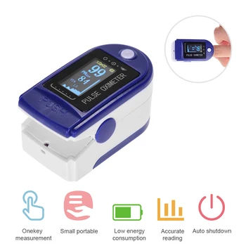 

2020 Medical Portable Finger Pulse Oximeter blood oxygen Heart Rate Saturation Meter OLED Oximetro de dedo Saturometro Monitor