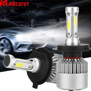 

2pcs Auto LED Car Headlights Lamp Led H7 H1 H3 H4 H11 H13 9004 9007 9012 COB Car Headlamp Hi-Lo Beam 8000LM 6500K Bulbs Z2