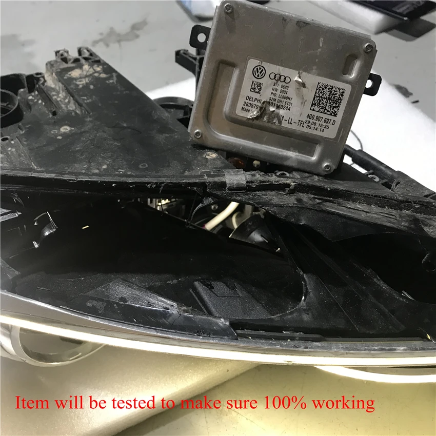 1 шт. YCK 4G0. 907.697.D Q5 фара светодиодный драйвер DRL балласт 28357987 4G0907697D Подержанные автомобильные аксессуары